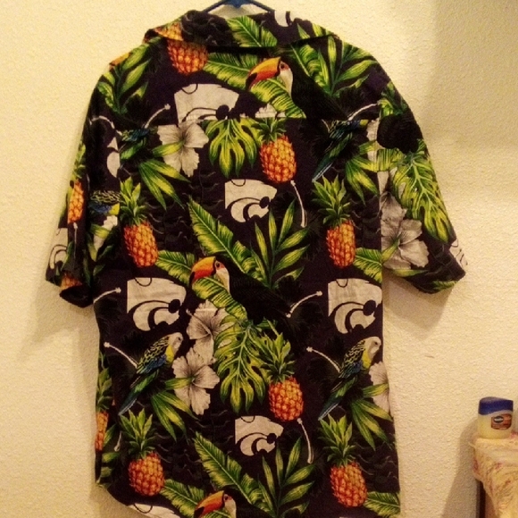 Tropical Print Men's Shirt - Picture 3 of 5